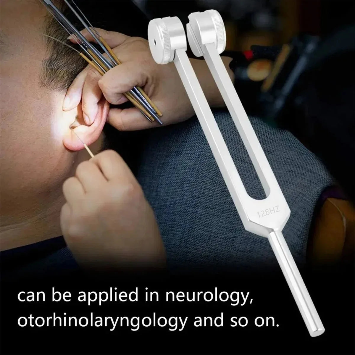 128HZ Tuning Fork for DNA Repair Healing Nervous System Testing Tuning Fork Health Care Keep Body,Mind And Spirit In Perfect Har